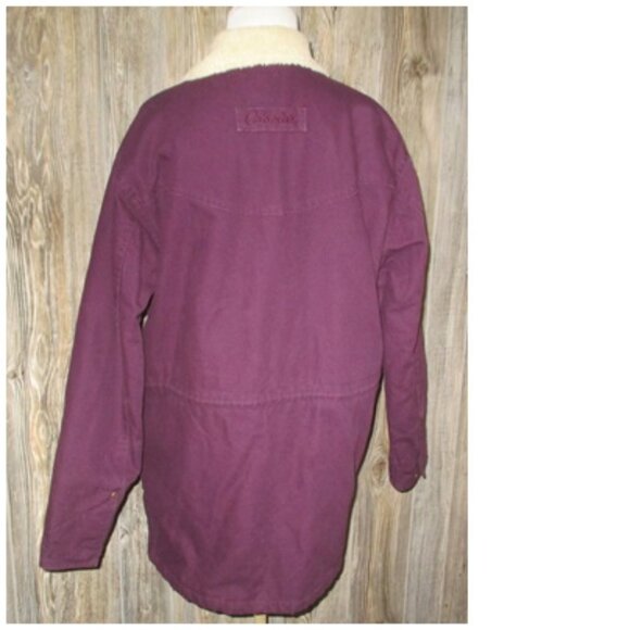 Womens Cabela’s Purple Chore Work Coat Sz Medium Barncore Farmcore Streetwear - Picture 3 of 11